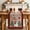 Brown, variant on Red Christmas Table Runner 90 Inches Long Farmhouse Dress Scarves, Xmas Snowman Tree Snowflakes Birch Branches Dining Tablerunner for Coffee Table/Kitchen Island/Party Décor, 13" x 90"