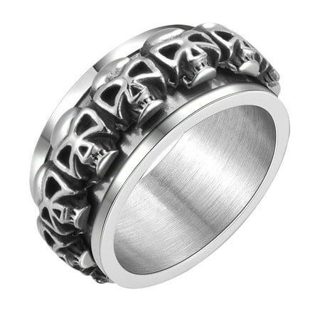 

Skull Ring 1Pc Skull Ring Retro Jewelry Accessories Ring for Halloween Festival