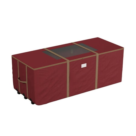 Elf Stor Rolling Christmas Tree Storage Bag for 12FT Artificial Tree (Red)