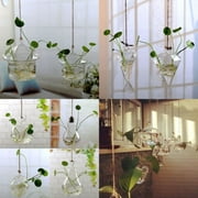 Flower Hanging Vase Glass Planter Plant Terrarium Container Home Wedding Decor