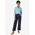 thumbnail image 3 of Ellos Women's 5-Pocket Wide Leg Jeans, 3 of 4