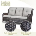 thumbnail image 5 of POCASSY 8 Piece Rattan Sofa Seating Group with Cushions, 5 of 11