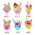 thumbnail image 4 of simhoa Ensemble de Fabrication de Slime 6 Tasses Pâte à Slime Colorée Jouets pour Jeu Cadeau Interaction A, 4 of 8