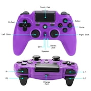 Wireless Controller Compatible with P4/P4 Slim/P4 Pro/Windows PC, Purple