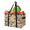 Multicolor 1, variant on CURLYOOT Cherry Black And White Flower Blossom Reusable Grocery Bag, Foldable Shopping Tote Bag with Reinforced Handles, Large Kitchen Grocery Bags for Shopping Groceries Picnic