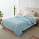 thumbnail image 4 of Edredón de Verano Azul de 100 X 150 Cm, Ligero y Transpirable, de Mezcla de Algodón y Elastano, Resistente a Las Arrugas, Fino y Lavable, Ideal para Habitaciones con Aire Acondicionado, Ideal para Ca, 4 of 6