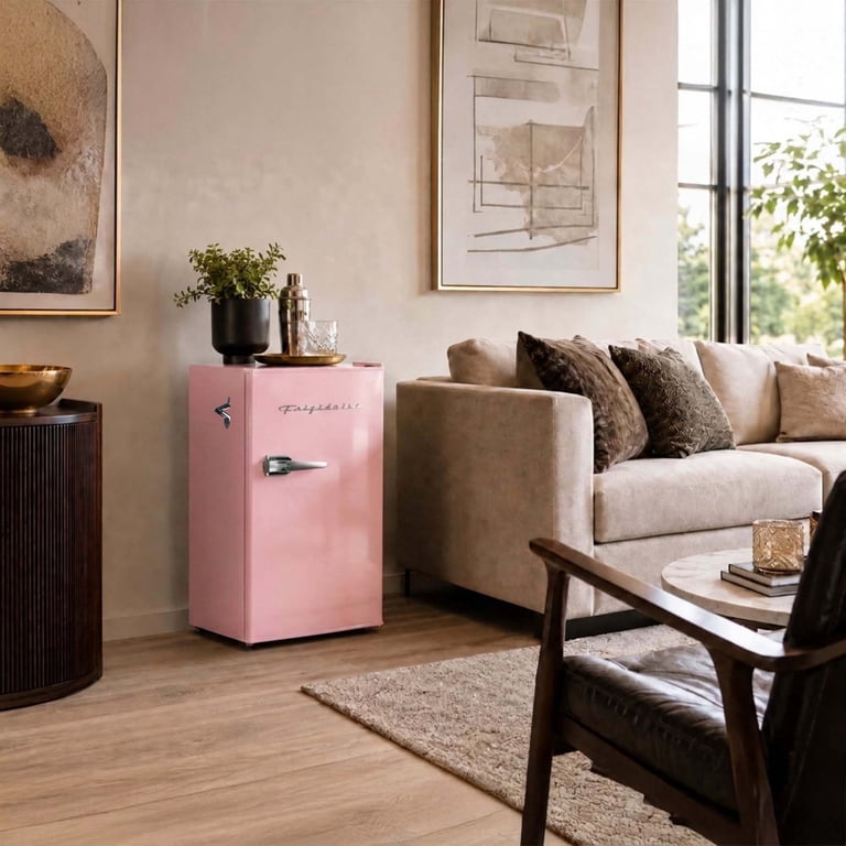 Frigidaire 3.2 Cu Ft Retro Compact Refrigerator with Chiller, Pink photo 7