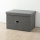 thumbnail image 3 of Fiudx Caja de Almacenamiento de Ropa Blanca, Organizador Multiusos, Versátil Contenedor de Tela, Ideal para Guardar Zapatos, Revistas o Artículos de Baño, Duradera y Elegante, Disponible En Tallas S,, 3 of 6