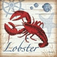 thumbnail image 2 of Williams, Todd 12x12 White Modern Wood Framed Museum Art Print Titled - Lobster, 2 of 4