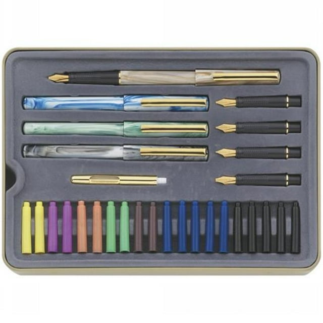 Ensemble de Stylos Calligraphie 33 Pièces