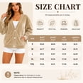 thumbnail image 7 of Wrongduck Women's Velvet Cardigan Jacket Lightweight Button Front Long Sleeve Casual Sweater Coat with Pockets Spring Fall Layering Top, 7 of 7