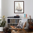 thumbnail image 4 of Art.com Plein Air Sailboats II Art Print by Ethan Harper, Brown Frame Wall Art, 32" x 40", 4 of 5