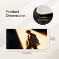 thumbnail image 3 of LIVEKEY Mouse Pad Ultra Large 80x40x0.3cm Full Desk Coverage Artistic Portrait Gamer Design with Durable Stitched Edges for Office and Gaming, 3 of 6