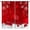 Red, variant on Christmas Blackout Curtain,Rustic Wooden Plank Bedroom Window Treatments,Christmas Snowflakes Print Window Drapes for Living Room 42x63in