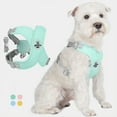 thumbnail image 2 of Dog Harness No Pulls Pet Vest with Solid Metal D-Ring for Small Medium Dogs Reflective No Choke Harnesses with Leash, 2 of 7