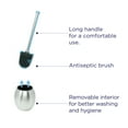 thumbnail image 3 of Cameo Toilet Bowl Cleaning Brush, Stainless-Steel Holder, Fingerprint-Proof, Rust resistant - 2 Pack, 3 of 6