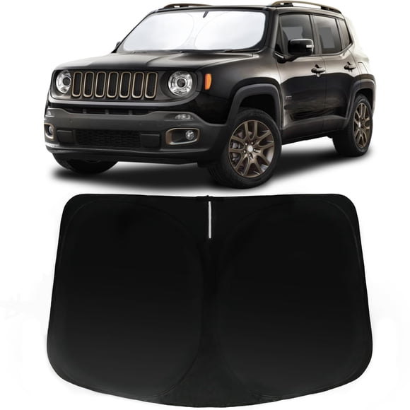 Protector Solar para Parabrisas PAIMOHO Jeep Renegade 2015-2024 Bloqueo UV