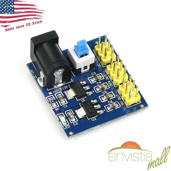 6-12V Input to 3.3V 5V 12V DC-DC Multiple Output Voltage Conversion Module