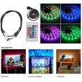 thumbnail image 3 of tirarere de lámpara LED De 2 Piezas, Luces De Atmósfera Interior De Coche RGB LED, tirarere LED Para TV De Coche Inicio CUTICAT Cambio de color de la tira de luz LED, 3 of 8
