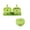Green, variant on 57mm Green Pink Heart Shaped Badge Mold for Sliding Style Badge Button Maker Machine ,Easy to Use