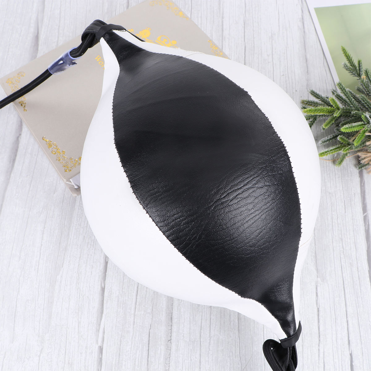 RENACLIPY Red Pear Shape Hanging Grip with PU Material for Home Workout and Training Equipment