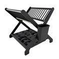 thumbnail image 1 of Secador Escurridor Platos Pequeño 2 Niveles Plegable negro, 1 of 7