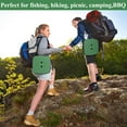 thumbnail image 2 of Upgraded Square Collapsible Stool, 400lbs Max Weight, Lightweight But Sturdy, Portable Retractable Folding Telescoping Foldable Camping Stool for Adults Outdoor Fishing Hiking Travel BBQ, 2 of 13