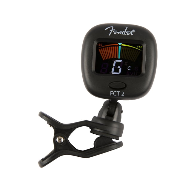 Afinador con clip Fender FCT-2 Professional para guitarra y bajo