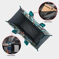 thumbnail image 4 of Teacher Tote Bag,Bernese Mountain and Flower Teacher Utility Tote Bag,Large Work Tote Bags for Women with Multiple Pockets,Top Zipper Closure,13.8x10.6x6.7 Inch, 4 of 5