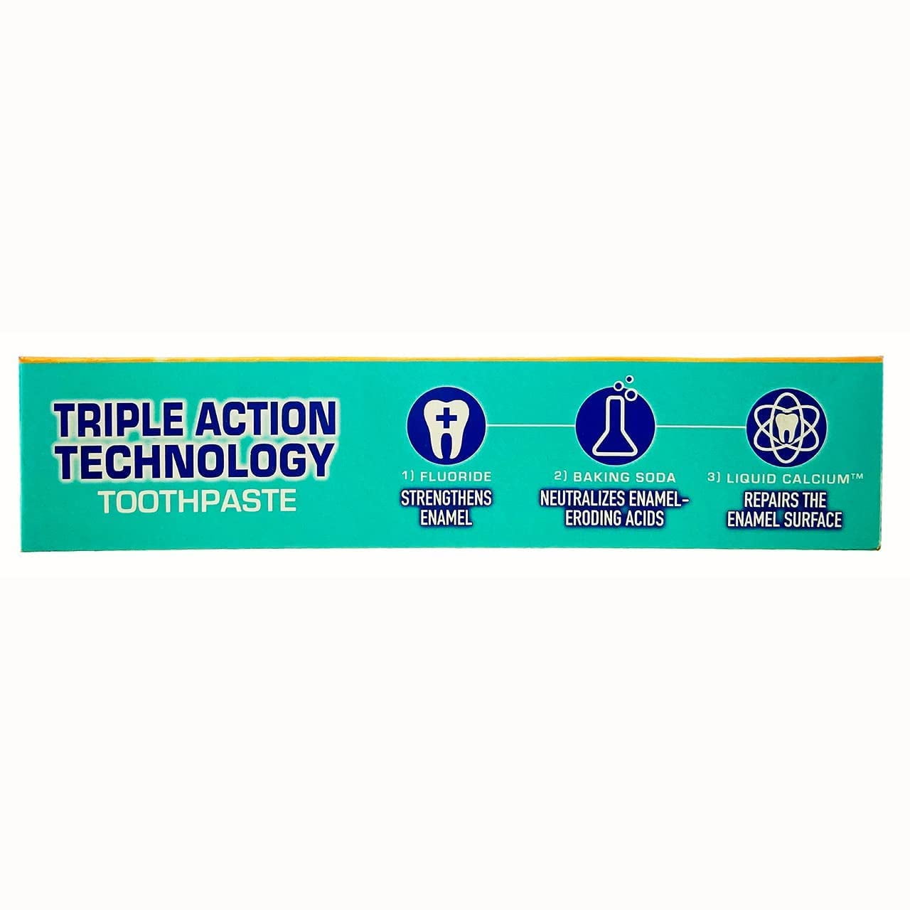 ARM & HAMMER Bright & Strong Truly Radiant Toothpaste, Crisp Mint, 4.3 oz (Pack of 4)