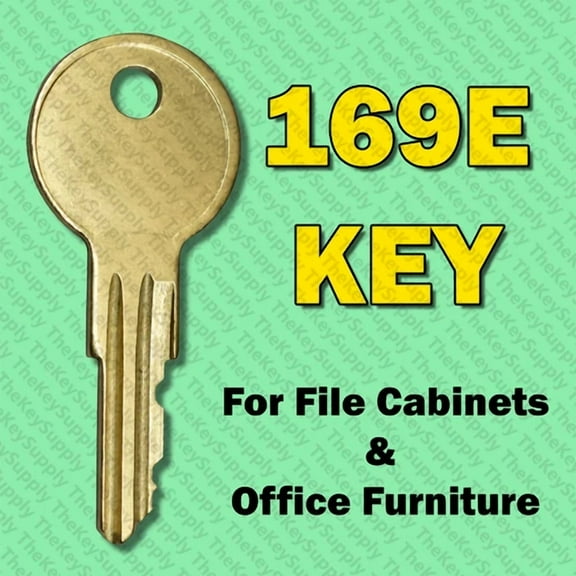 169E Key For Desk File Cabinet & Office Furniture