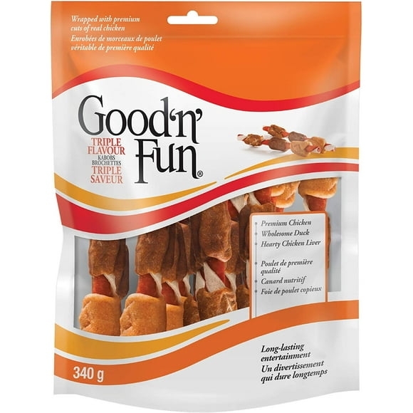 Good'N'Fun Brochette Triple Saveur, 340g
