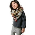thumbnail image 3 of TD Collections Kids Flannel Infinity Scarf, 27" x 20", Mustard, 3 of 3