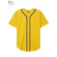 thumbnail image 2 of Hat and Beyond Men's Baseball Jersey Button Down Athletic Uniform, 2 of 4