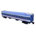 thumbnail image 2 of Tren de juguete a escala HO 1:87, coche de pasajeros de plástico, juguete retro, regalo para niños Azul, 2 of 7