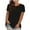Black, variant on Yubnlvae Women's Round Neck Pocket T-Shirt - Basic Casual Short Sleeve Everyday Top (Pink, Black, White, Khaki, Wine | S-XXXL) (Black | L)