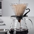 thumbnail image 4 of Embudo de café de vidrio, filtro de café de vidrio con mango, taza individual reutilizable, vierte sobre la olla, 1 Uds., 4 of 5