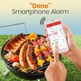 thumbnail image 4 of NutriChef Smart Bluetooth BBQ Thermometer - Upgraded Stainless Probe Safe to Leave in Grill Outdoor, 4 of 7