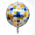thumbnail image 1 of Globo de película de aluminio, globo redondo 4D, decoración para bodas, fiestas de cumpleaños, globo de papel de aluminio, 1 of 6