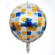 thumbnail image 1 of Globo de película de aluminio, globo redondo 4D, decoración para bodas, fiestas de cumpleaños, globo de papel de aluminio, 1 of 6