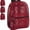 Red, variant on 24 pack Solid Color See Through Mesh Stadium Approved Backpacks for Travel, Commuting in Assorted Color