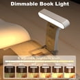 thumbnail image 2 of Book Light, Rechargeable Clip On Reading Light with 5 Colors & Timer, Dimmable LED Book Night Light for Reading in Bed at Night, Portable Samll Book Lamp Gifts for Readers Women Men Kids, 2 of 8