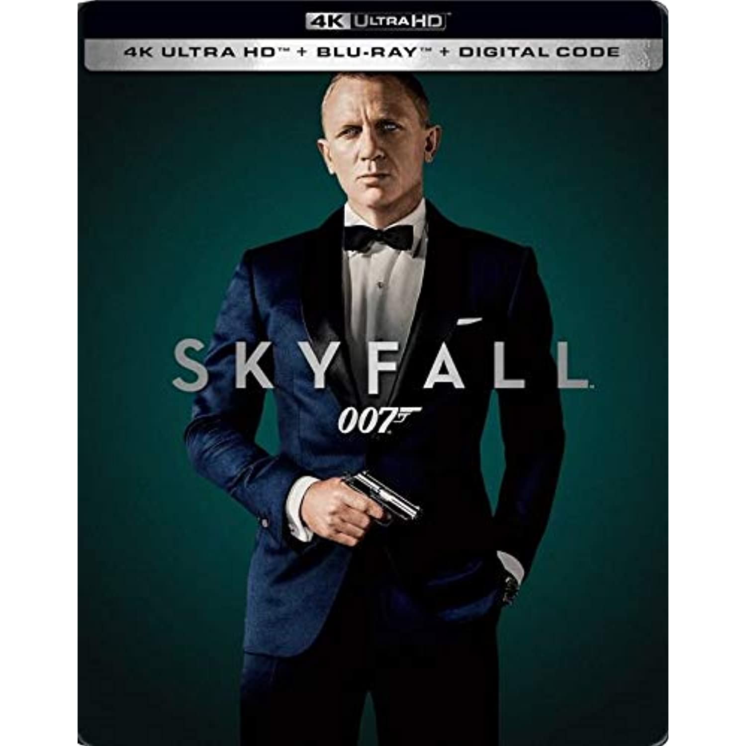 Skyfall 007 James Bond Limited Edition Steelbook 4k Ultra HD Blu Ray