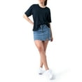 thumbnail image 4 of Time and Tru Womens Pima Cotton Boyfriend T-shirt, 4 of 6