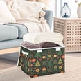 thumbnail image 5 of Storage Box With Lid 16.5x12.6x11.8In Foldable Stacked Household Storage Box Green Christmas Trees, 5 of 7