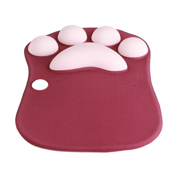 Tapis de Souris Chat Mignon avec Support de Poignet Base Antidérapante, Coutures Fines, Tissu Premium, Idéal pour le Travail à Domicile