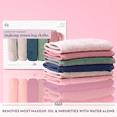 thumbnail image 5 of S&T INC. Makeup Remover Wipes for Skin Care, Reusable Makeup Wipes, Travel Essentials, Assorted Colors, 6 Inch by 12 Inch, 5 Pack, 5 of 7