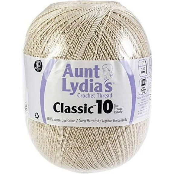 Natural Classic Crochet Thread Size 10 Jumbo 3/Pk 3 Pack$$Art & Craft