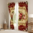 thumbnail image 3 of Manfei Romantic Rose Flower Curtains Pack of 2 (42x84 Each) for Female, Bohemian Damask Curtains Blackout, Vintage Western French Style Bedroom Curtains, Curtains and Drapes Room Decor, 3 of 6