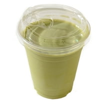 [25 Pack] 16 oz Cups | Disposable Iced Coffee Plastic Cups with Sip Through Lids | Cold Smoothie | PET Cups and Sip Through Lids | Ideal for Parfait, Juice, Soda, Party Cups